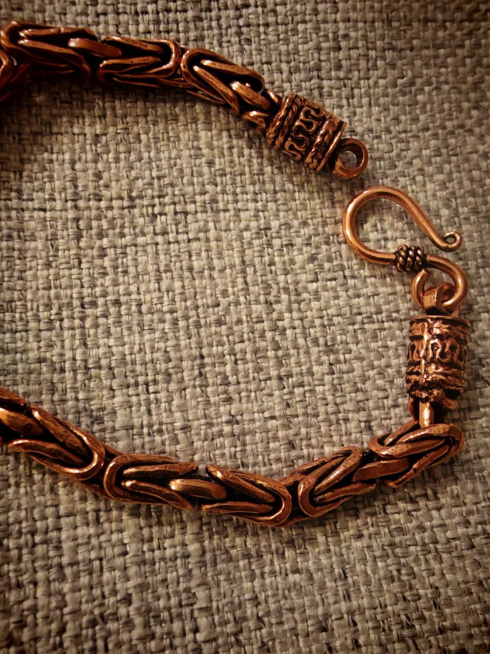 Antiqued Copper Plated Bracelet - Unisex
